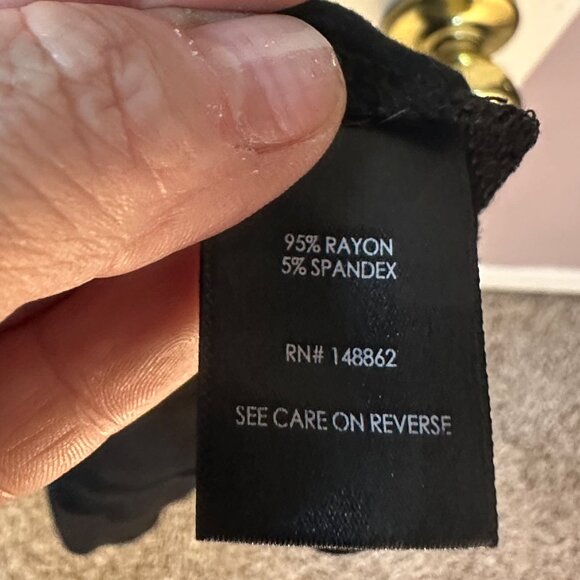 Torrid Super Soft Tie-Front Skater Dress – Black – Size 1 - Picture 5 of 7